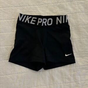 Nike Women's Black Pro Shorts